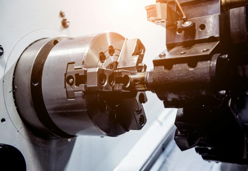 Maquiladora circular con un perfil de acero